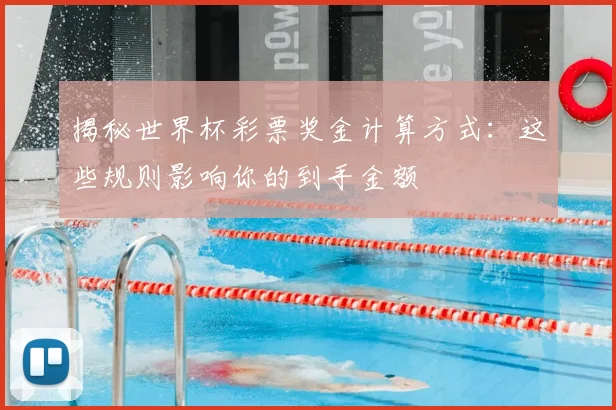 揭秘世界杯彩票奖金计算方式：这些规则影响你的到手金额