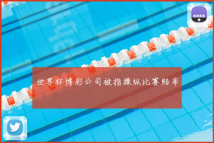 世界杯博彩公司被指操纵比赛赔率